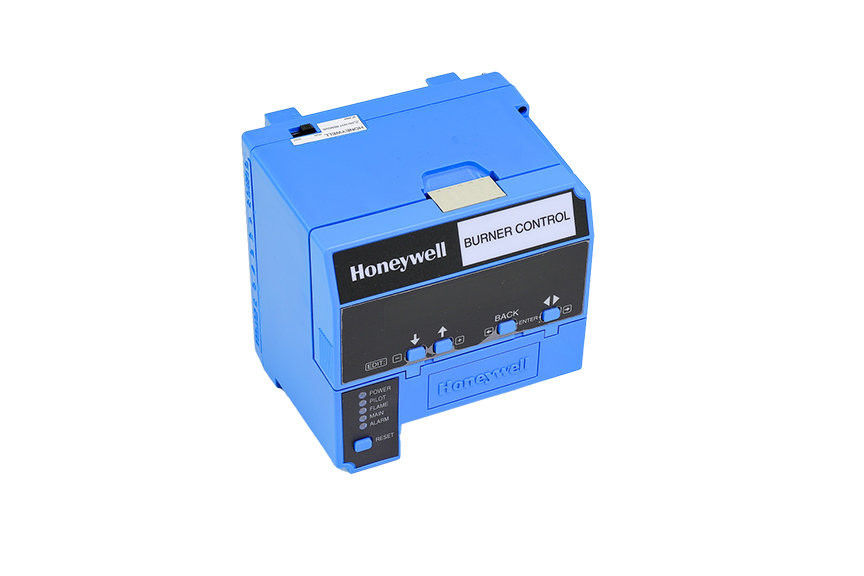 Blue Honeywell Flame Safeguard Controller with Display Off