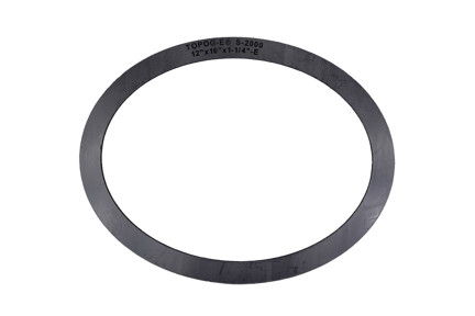 Topog-E S2000 - 12" x 16" x 1-1/4" Graphite Elliptical Manway Gasket
