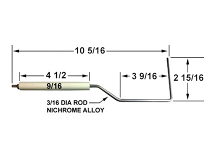 Crown 22005 - Industrial Combustion Electrode