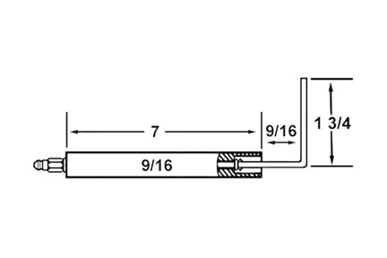 Crown 22017-02 - Industrial Combustion Electrode 873-508 (2-Pack)