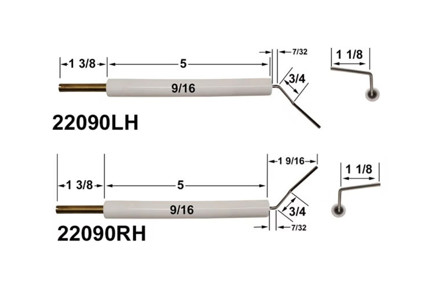 Crown 22090-02 - Iron Fireman Electrode 136159 and 136160 (2-Pack)