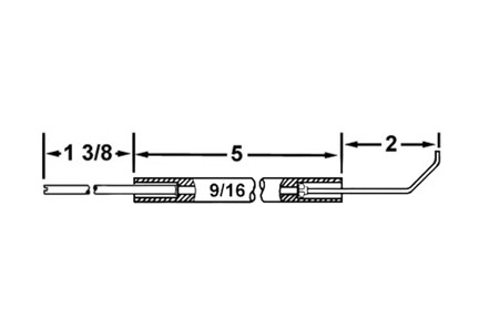 Crown 22115-02 - Iron Fireman Electrode 137161 (2-Pack)