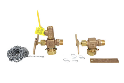 24-651-03 - 1/2" Bronze Liquid Level Valves (Chain Operated)