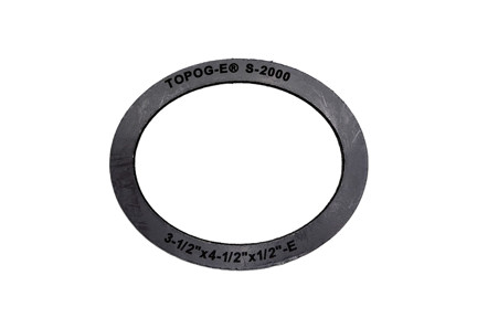 Topog-E S2000 - 3-1/2" x 4-1/2" x 1/2" Graphite Elliptical Hand Hole Gasket