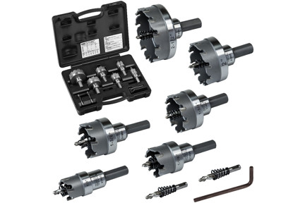 Hole Cutter Kit, Master Electrician Hole Cutter, 8-Piece