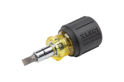 Multi-Bit Screwdriver / Nut Driver, 6-in-1, Stubby, Ph, Sl Bits