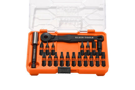 20-Piece, Proflex Micro Ratchet Impact-Rated Bit Set