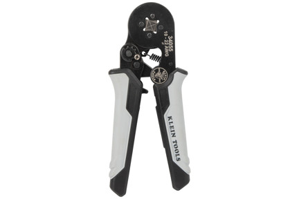 Ratcheting Ferrule Square Crimper, 10 to 22 AWG Wire