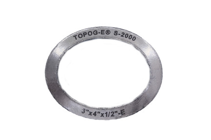 Topog-E S2000 - 3" x 4" x 1/2" E Graphite Elliptical Hand Hole Gasket