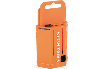 Utility Blade Dispenser with 50-Pack of Blades