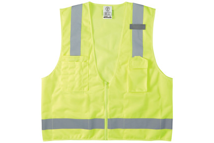 Safety Vest, High-Visibility Reflective Vest, XL