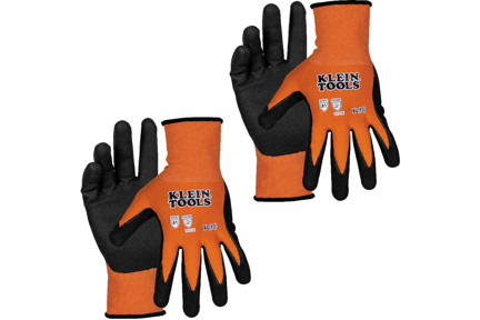Knit Dipped Gloves, Cut Level A1, Touchscreen, X-Large, 2-Pair
