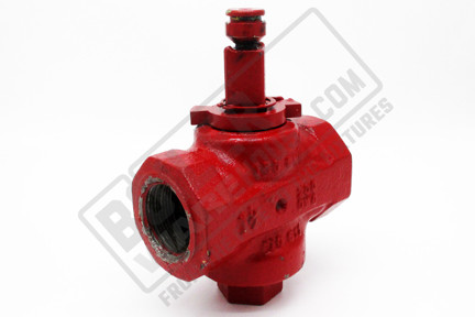 Homestead 1 1/4" Lubricated Plug Valve, 2-Way, 100% full rectangular port area, ANSI...