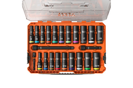 KNECT™ Deep-Well 3/8-Inch Drive Socket Set, SAE and Metric, 23-Piece