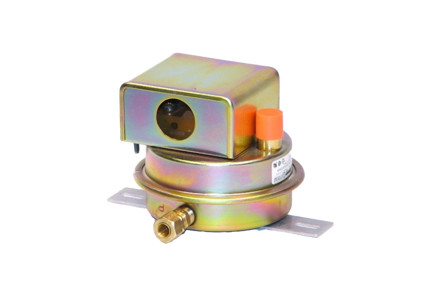 Fixed at 2.0" W.C. (Compression Fitting) SPDT Air Pressure Switch