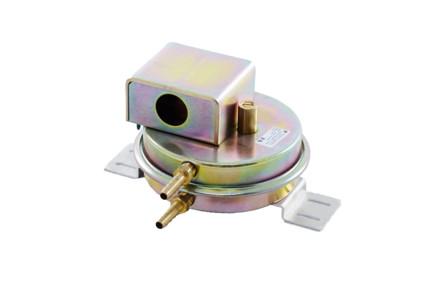 SPDT Air Pressure Switch Adjustable 0.05" - 9.0" W.C. (Barb Fitting)