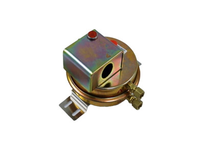 SPDT Air Pressure Switch Adjustable 0.05" - 9.0" W.C. with Neon Lamp (Compression Fitting)