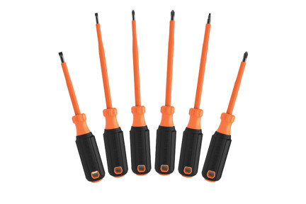 6-Piece Screwdriver Set, 1000V Insulated
