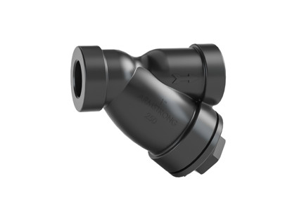 A1FL-125 - 3" 125FF, Cast Iron Y-Strainer with Blowdown Connection