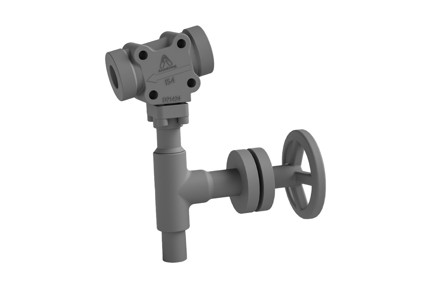 IS4 - 3/4" SW, Universal Connector with Integral Strainer and Blowdown Valve (R/L)