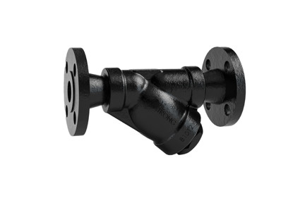 B1FL-300 - 1" 300RF, Carbon Steel Y-Strainer with Blowdown Connection