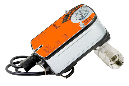 B210B+LF120 - 1/2" Ball Valve with 120V, 35 in-lb Motor Actuator