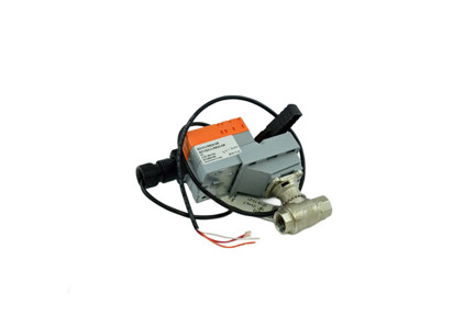 B213+LRB24-SR - 1/2" NPT Ball Valve with 24V, Motor Actuator