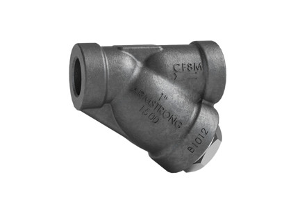 E7SW - 1" Socket Weld, Stainless Steel Y-Strainer with Blowdown Connection