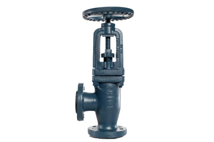Everlasting B6661 - Steel, 1-1/2" Flanged, Slow Open Angle Blowdown Valve