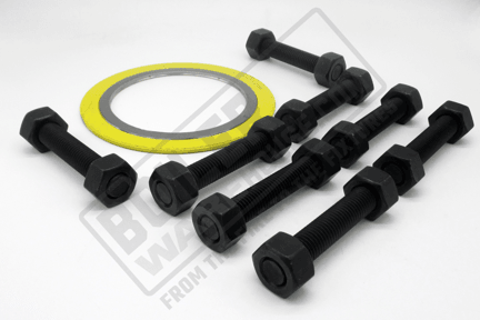 4" 300# Flange Packs W/ B7 Studs, Nuts and 304SS Spiral Wound Gasket