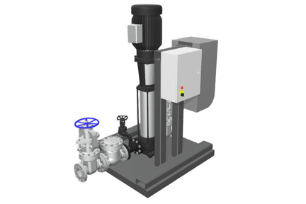 WARE CR20-8 Low NPSH Pump Skid 111 gpm @ 474.1 Feet