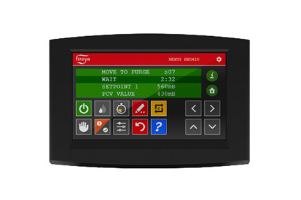 Fireye NXD410TS - Touchscreen Display Interface