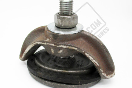 3-1/2 X 4-1/2, Forged Steel, Elliptical, Curved 36R. Handhole Assembly, Less Ring