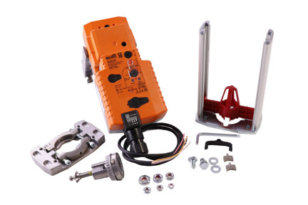 UGVL+LVKX24-MFT - Globe Valve Linkage with Motor Actuator