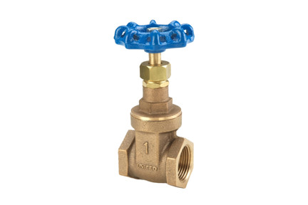 1-1/2" Brass Gate Valve – 200 WOG, Female X Female NPT, Non-Rising Stem