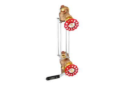 United Brass 34041 - High Pressure  Boiler Gauge Fixture Set with Ball Check