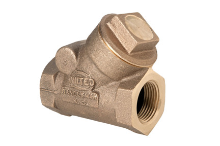 United Brass 62T - 1-1/4" Threaded Swing Check Valve, 200WSP, 400WOG